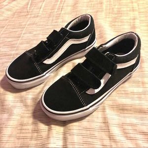 Vans Old Skool V Sneakers Black White Kids 13.0